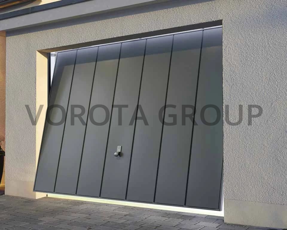 Подъемные гаражные ворота секционные Doorhan откидные 3000x2900